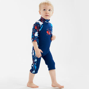 Neopren-Schwimmanzug UV Combie – 1–2 Jahre Meereswelt