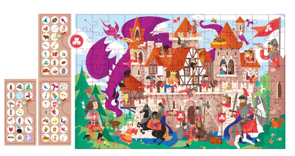Beobachtungspuzzle – Schloss 104 Teile 5+