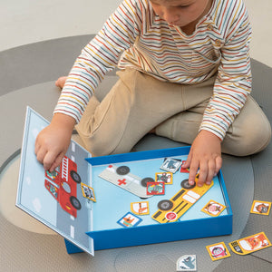 Magnetisches Puzzle – Fahrzeuge - Tublu.de