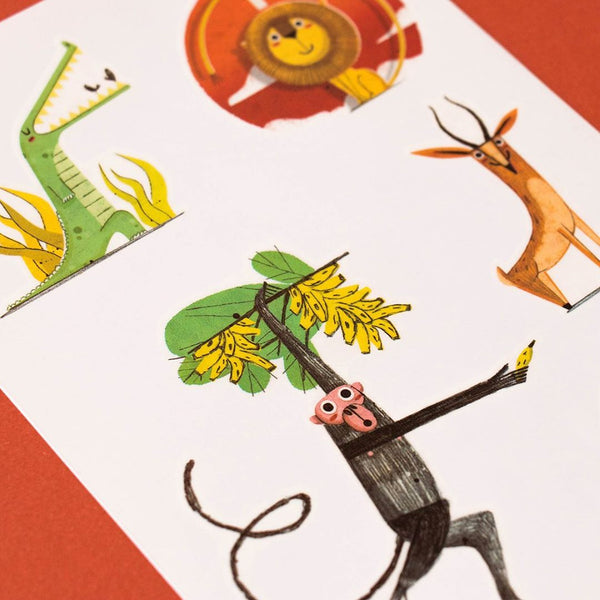 Tattoos für Kinder – Dschungel