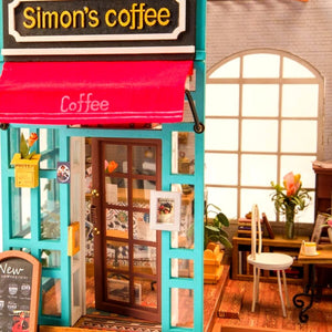 Bemaltes Modell Mini Café