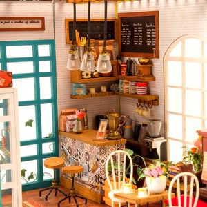 Bemaltes Modell Mini Café