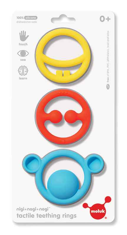 Nigi, Nagi & Nogi Beißringe – Multicolour