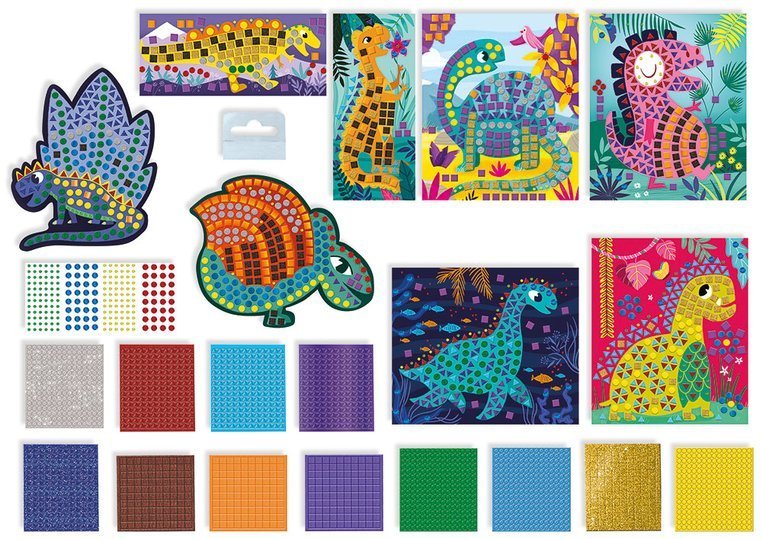 Kreativset Mosaik – Dinosaurier 4