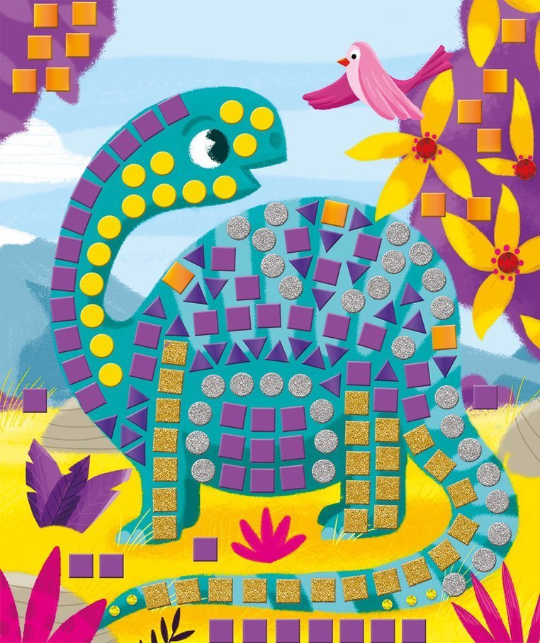 Kreativset Mosaik – Dinosaurier 4 - Tublu.de