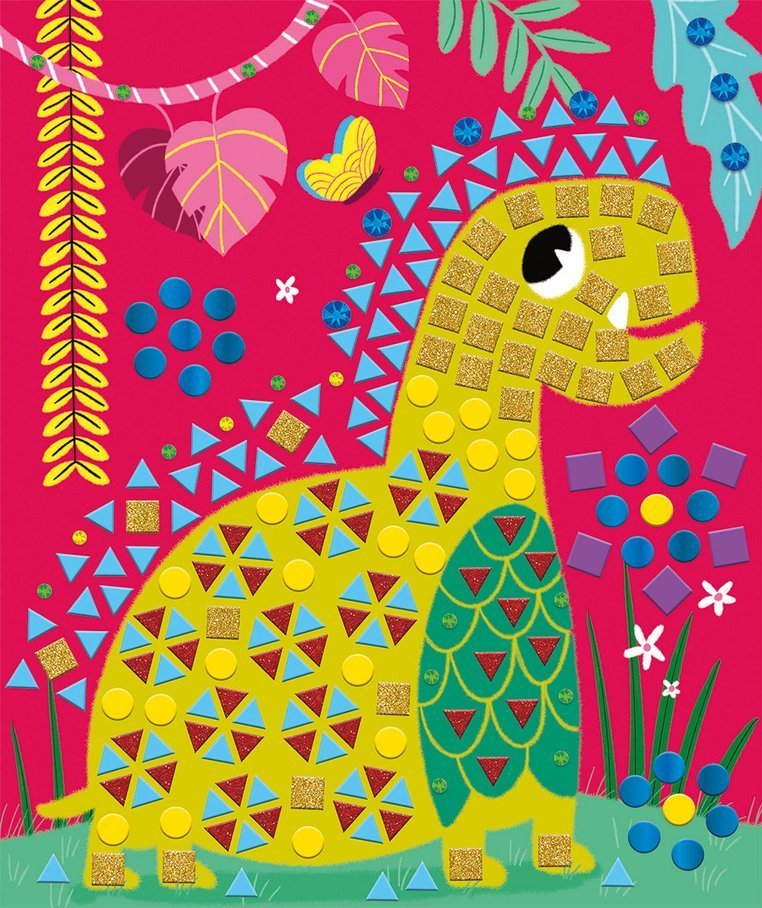 Kreativset Mosaik – Dinosaurier 4 - Tublu.de