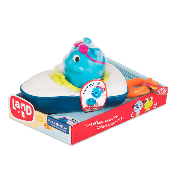 Boot mit Antrieb und Passagier mit Spritzpistole – Pull & Go Rider - Tublu.de