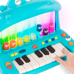 Keyboard mit springenden Vögeln – Hippo Pop Play Piano - Tublu.de
