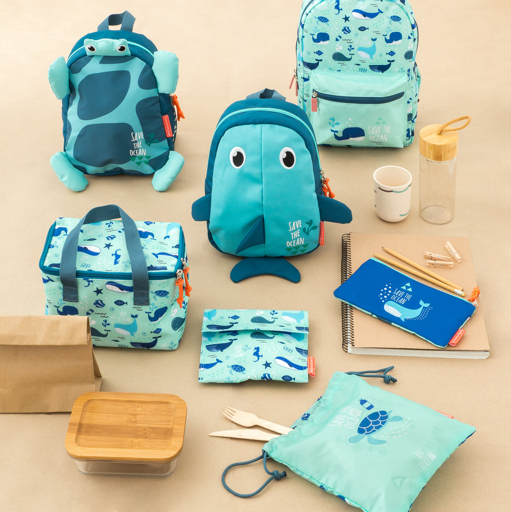 Silikon-Strohhalm Save The Ocean – Dunkelblau