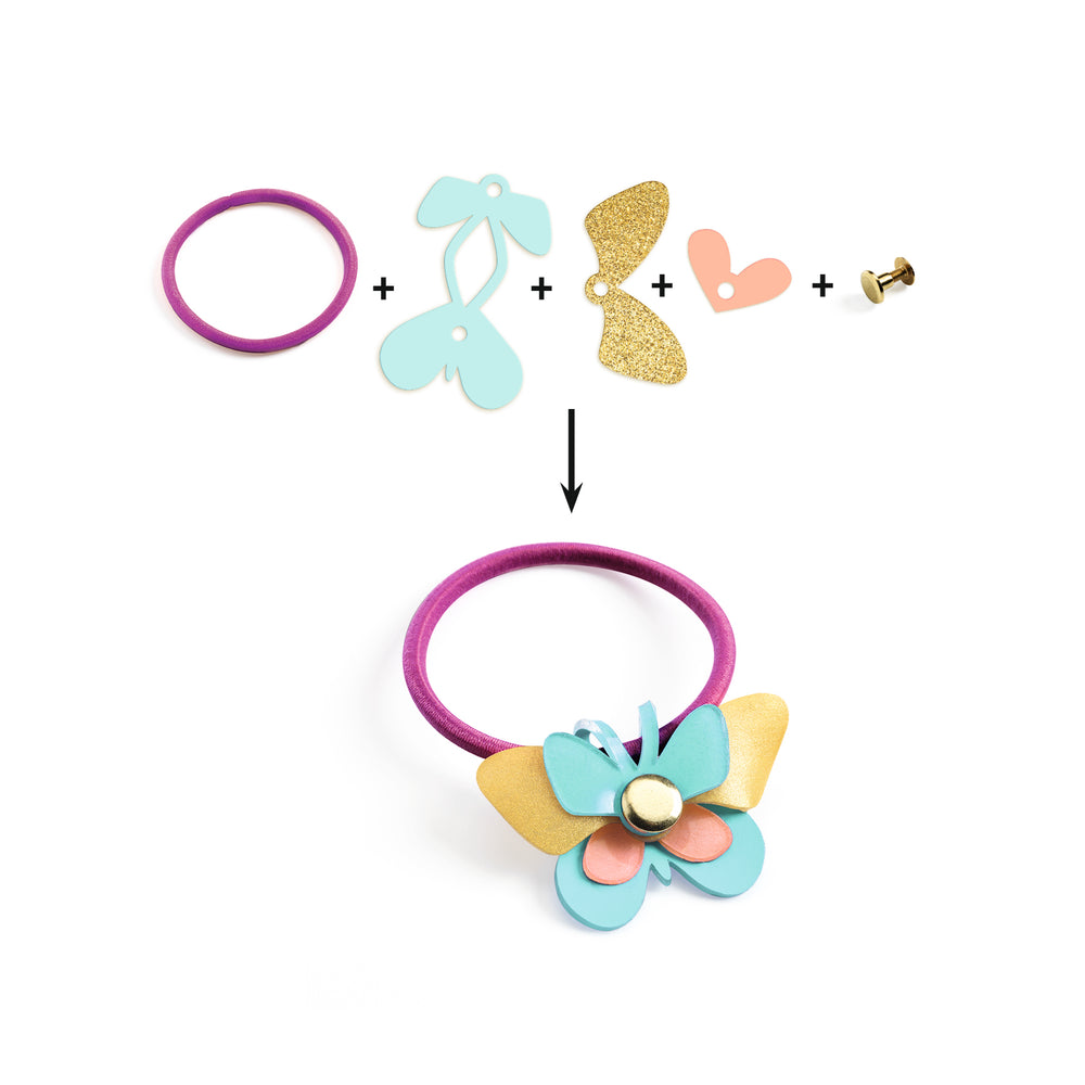 Kunstset mit Kunststoff – Haaraccessoires