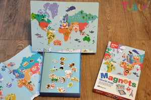 Magnetisches Puzzle – Weltkarte - Tublu.de