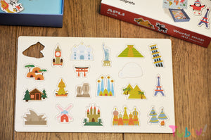 Magnetisches Puzzle – Weltkarte - Tublu.de