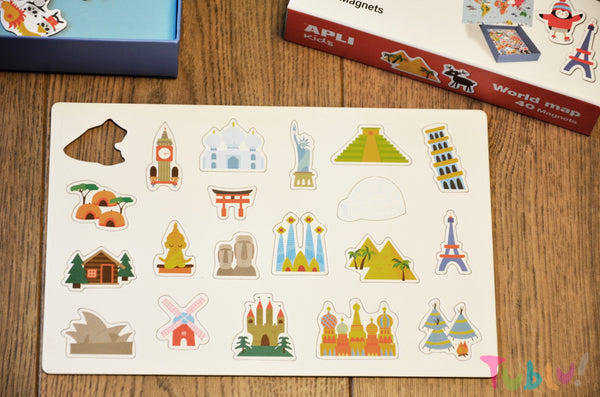 Magnetisches Puzzle – Weltkarte - Tublu.de
