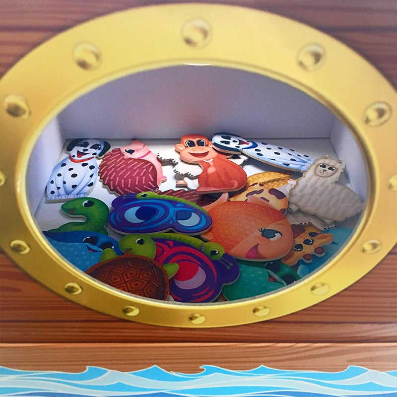 Sinnesspiel nach der Montessori-Methode – Tastsinn