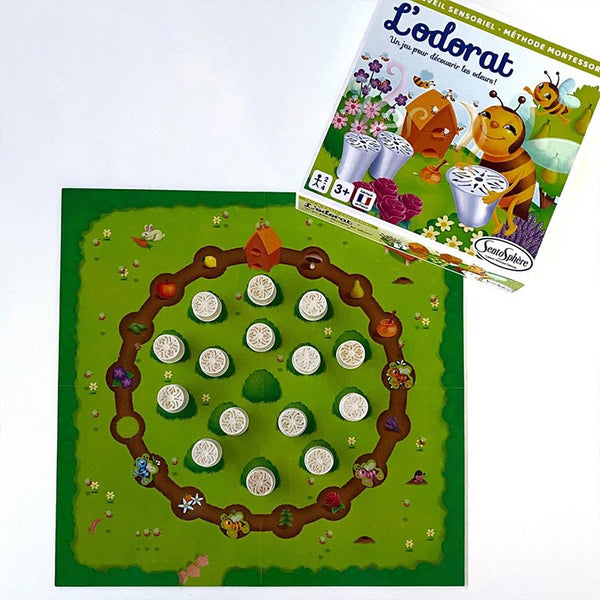 Sinnes-Spiel „Geruchssinn“ nach der Montessori-Methode