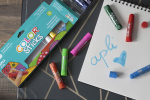 Farben in Stiftform – 12 Farben