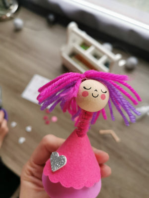 Kunstset – Rosa Prinzessin