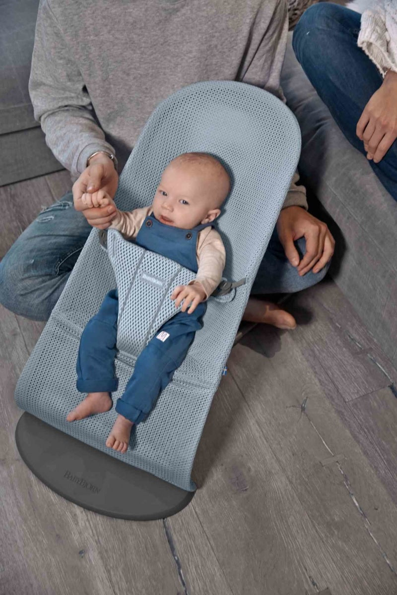 Babywippe BLISS MESH – Hellblau