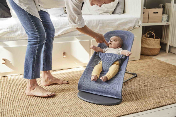 Babywippe BLISS MESH – Blau