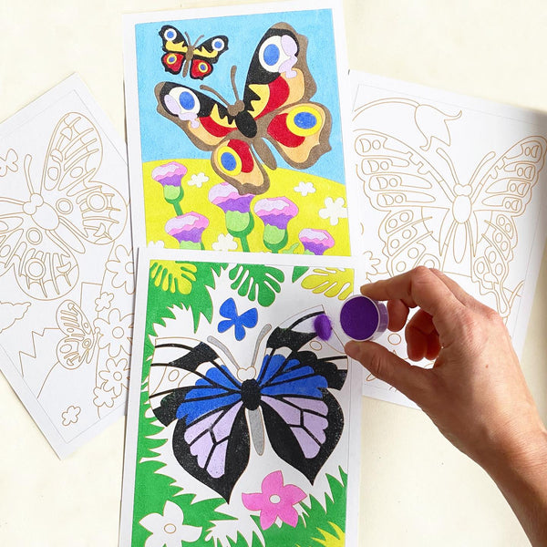 Sandmalerei-Set Sablimage – Schmetterlinge