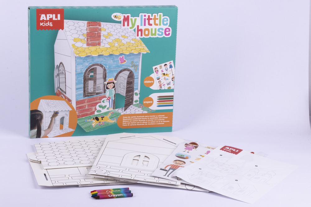 Haus zum Zusammenbauen und Ausmalen – My Little House - Tublu.de