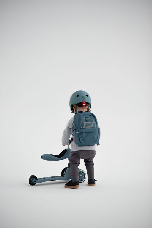 Kinderhelm 3+ S-M - Steel - Tublu.de
