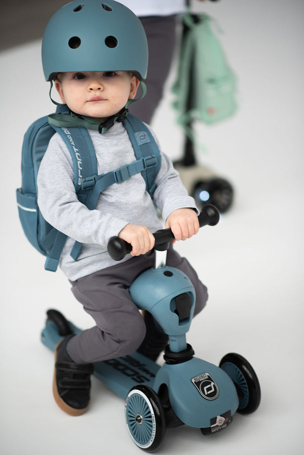 Kinderhelm 3+ S-M - Steel - Tublu.de
