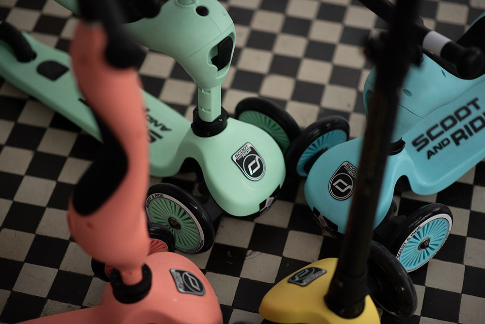 Laufrad und Fahrrad 2in1 Highwaykick  1-5 Jahre - Lemon - Tublu.de
