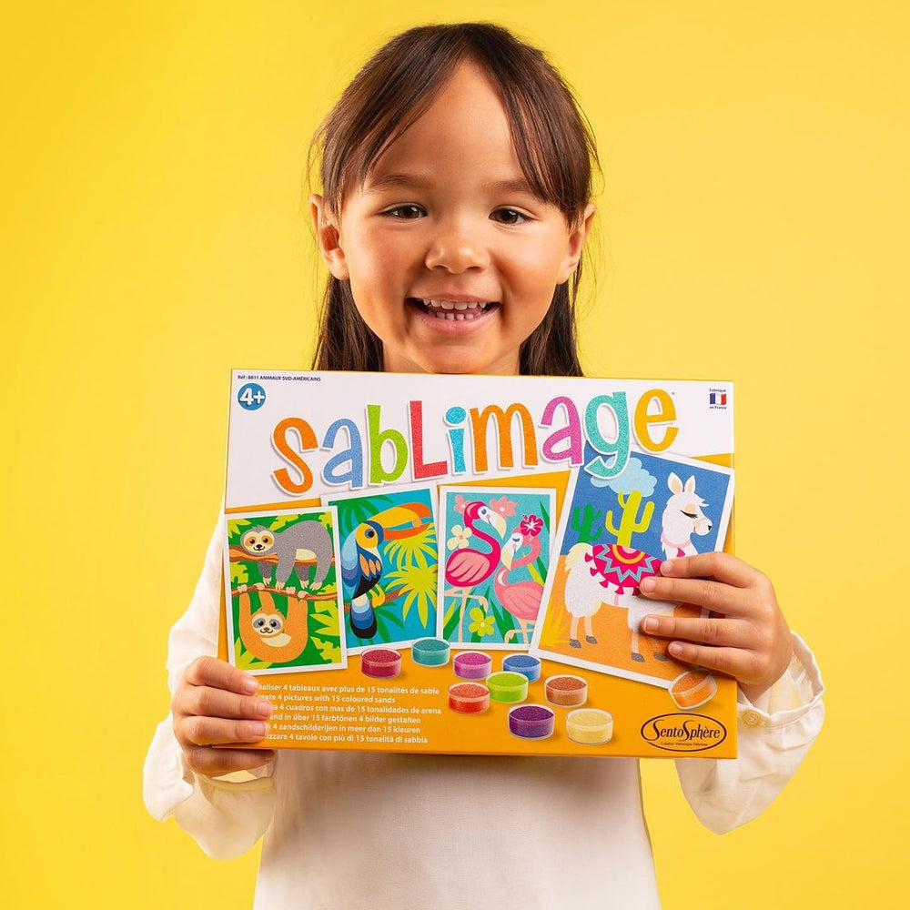 Sablimage Sandmalerei-Set – Tiere Südamerikas