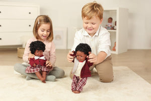 Set mit Hosen für kühle Tage Puppe 38 cm