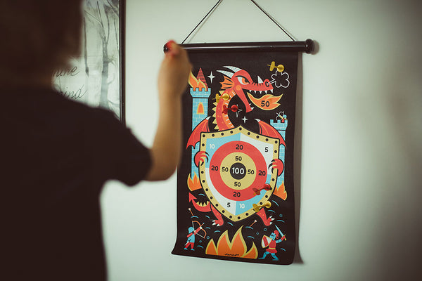 Magnetisches Dartspiel – Drachen