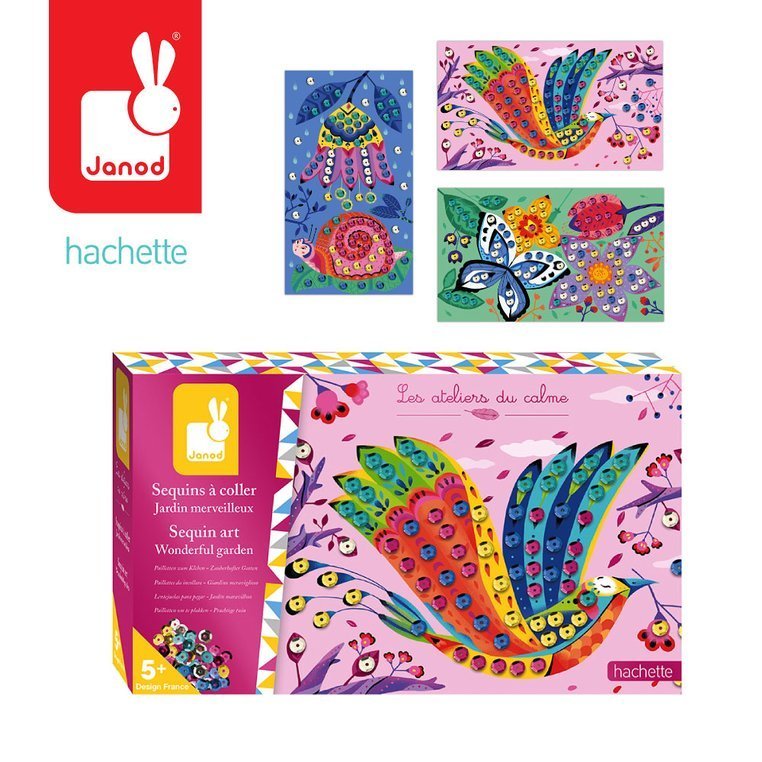 Kreativset „Bezaubernde Pailletten“ – Wunderbarer Garten 5+