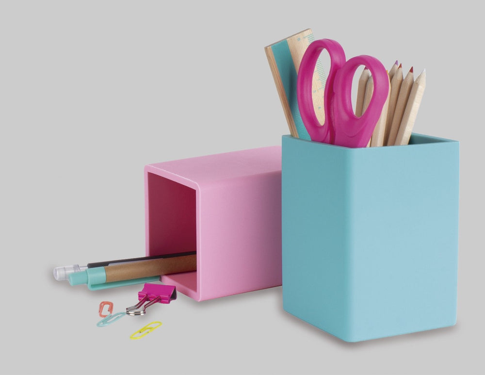 Silikon-Schreibtischset Nordik Collection – Violett