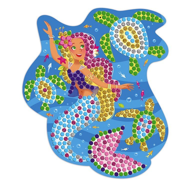 Kreativset Mosaik – Delfine und Meerjungfrauen 7