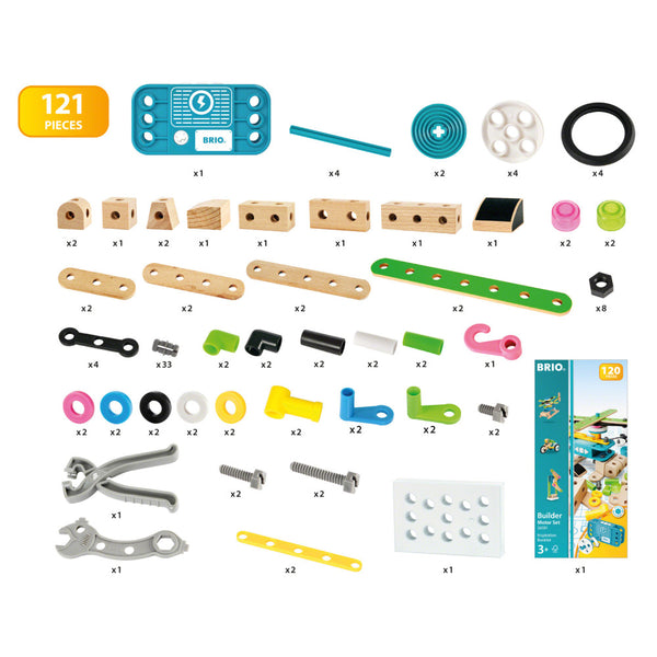 Set mit Motor 120 Teile Builder