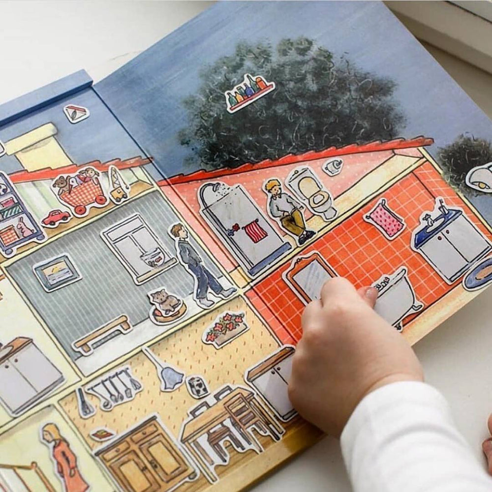 Magnetisches Puzzle – Haus