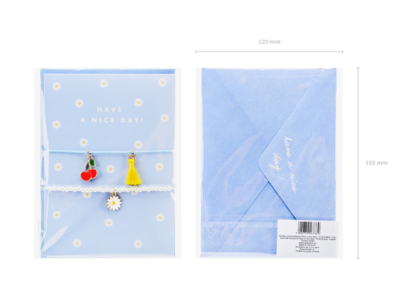 Grußkarte mit Armband – Have a nice day!