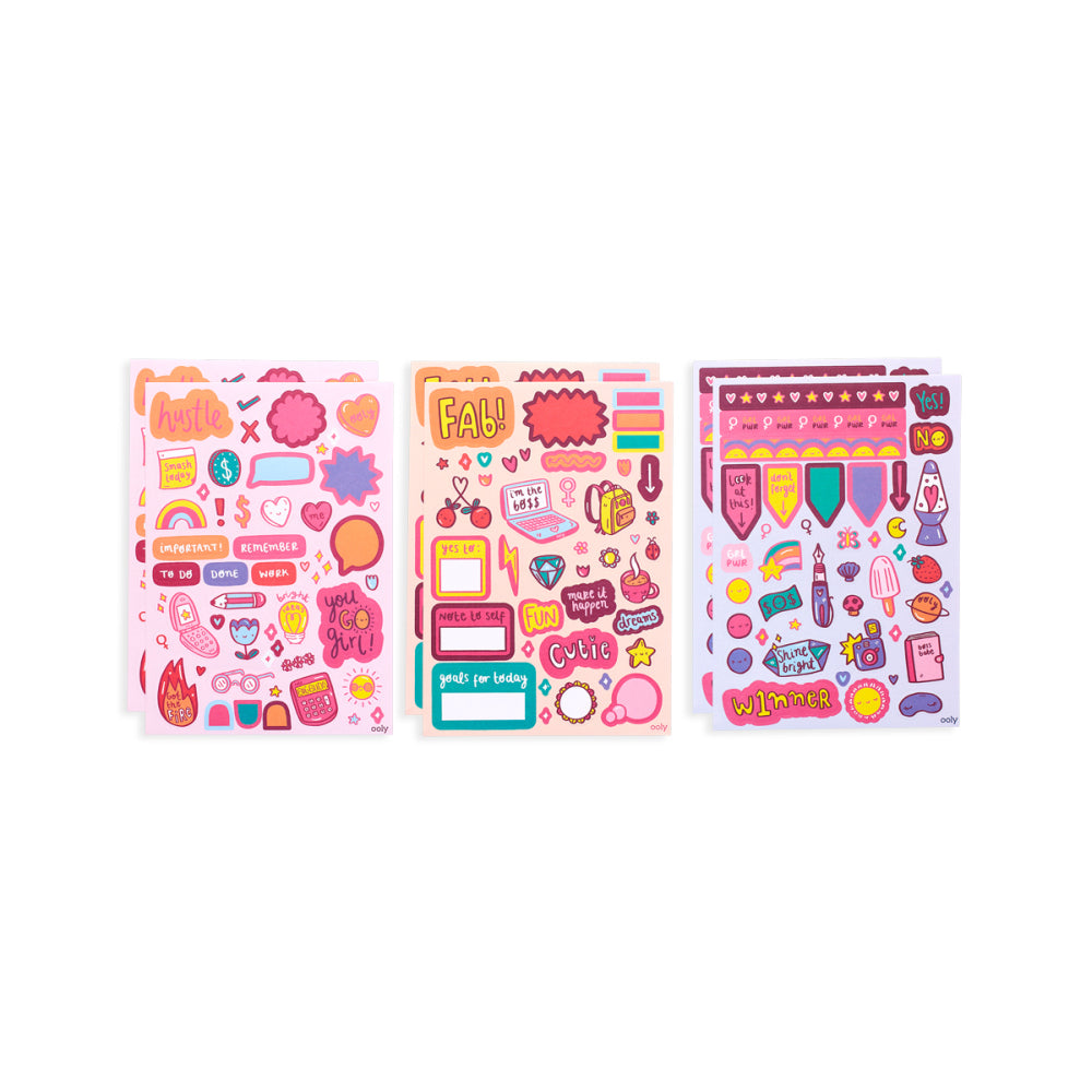 Sticker-Sets mit Umschlag – Chefin