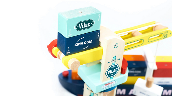 Holzkran für Kinder