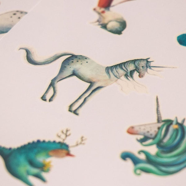Tattoos für Kinder – Einhörner