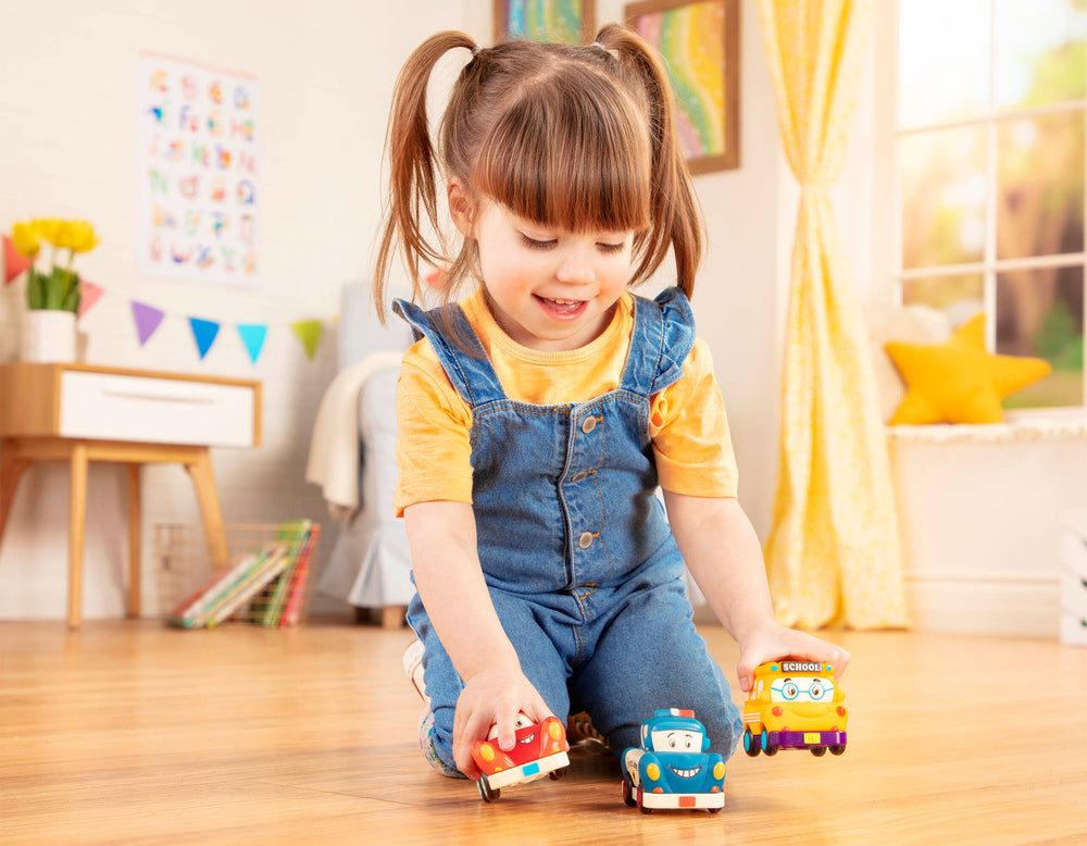 Drei weiche Autos – Wheeeels Mini mit Bus