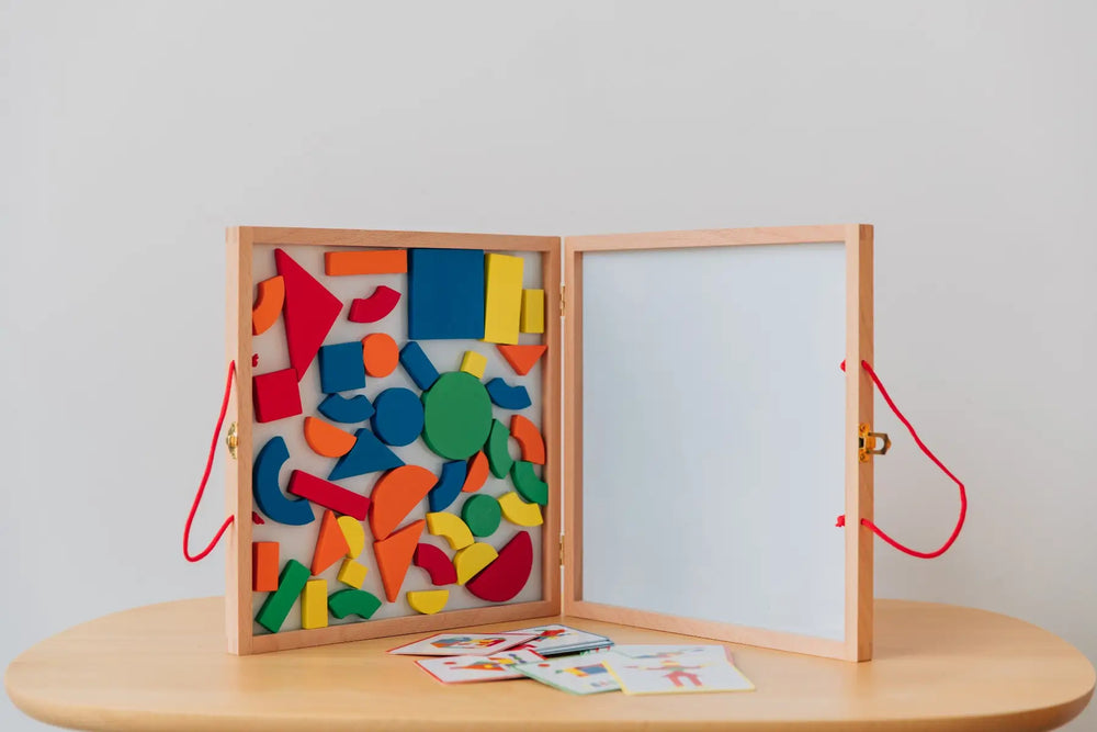 Holzmagnete Puzzle im Koffer – Geoform - Tublu.de