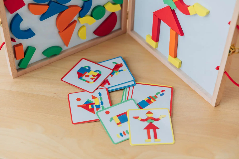 Holzmagnete Puzzle im Koffer – Geoform - Tublu.de