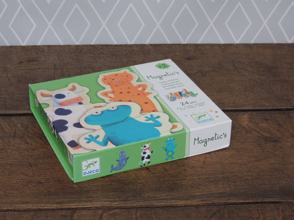 Holz-Magnetpuzzle – Tiere 24 Teile - Tublu.de