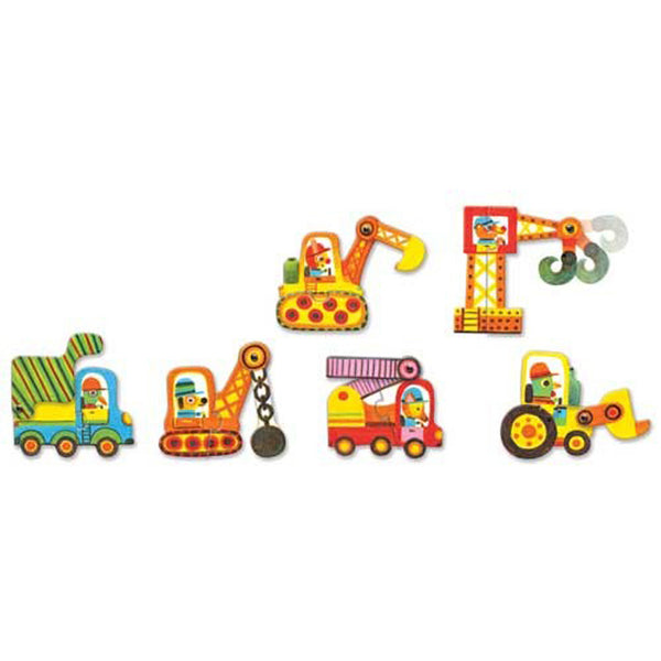 Bewegliches Puzzle Duo für die Kleinsten – Fahrzeuge