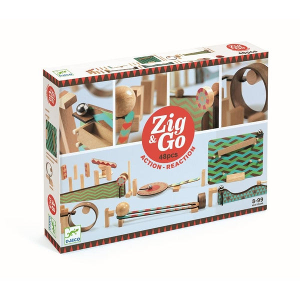 Zig&Go-Bahnbau-Set  - 48 Teile