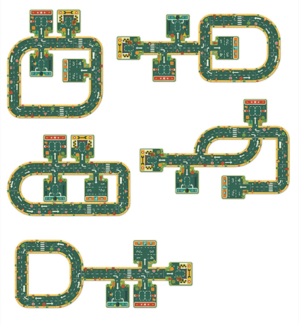 Kartonpuzzle – Straßen - Tublu.de