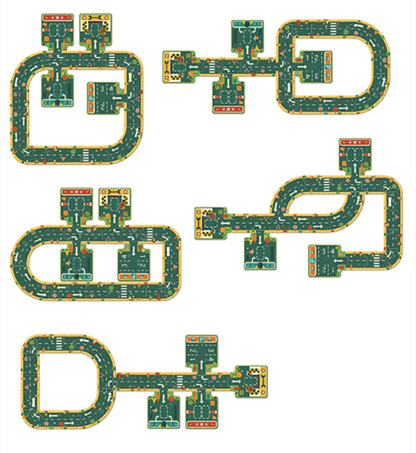 Kartonpuzzle – Straßen - Tublu.de