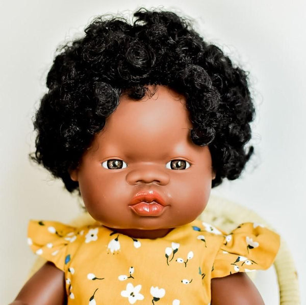 Puppe Mädchen – Afrikanerin, 38 cm