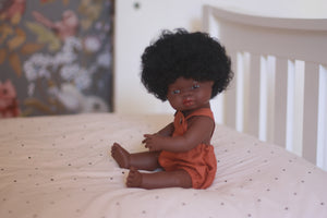 Puppe Mädchen – Afrikanerin, 38 cm
